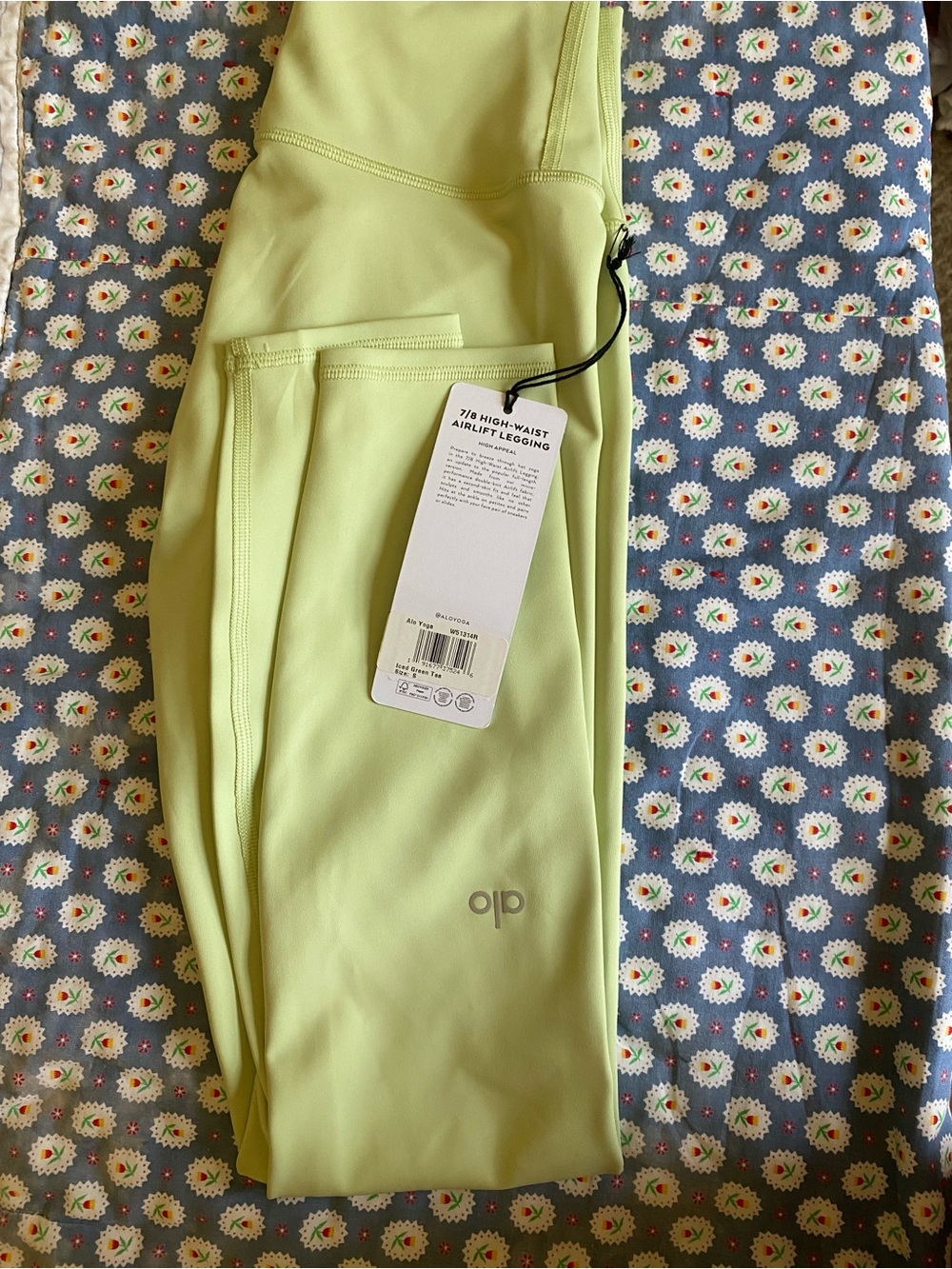 Alo Yoga Iced Tea Airlift High-Rise 7/8 Legging